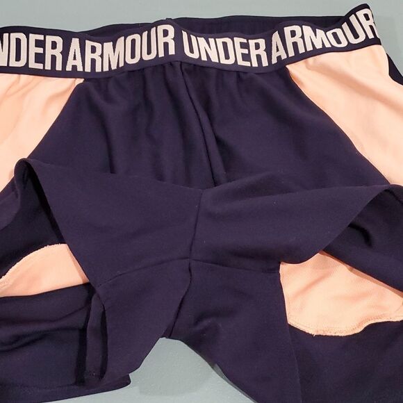 Under Armour purple and pink athletic shorts - Picture 4 of 4